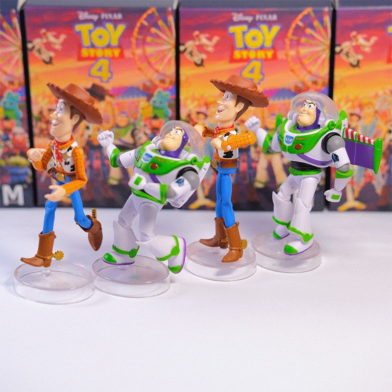 Makasa Toy Story 4, блестящие декорации в коробке, полуподвижные, набор Buss Light Years Woody Charm