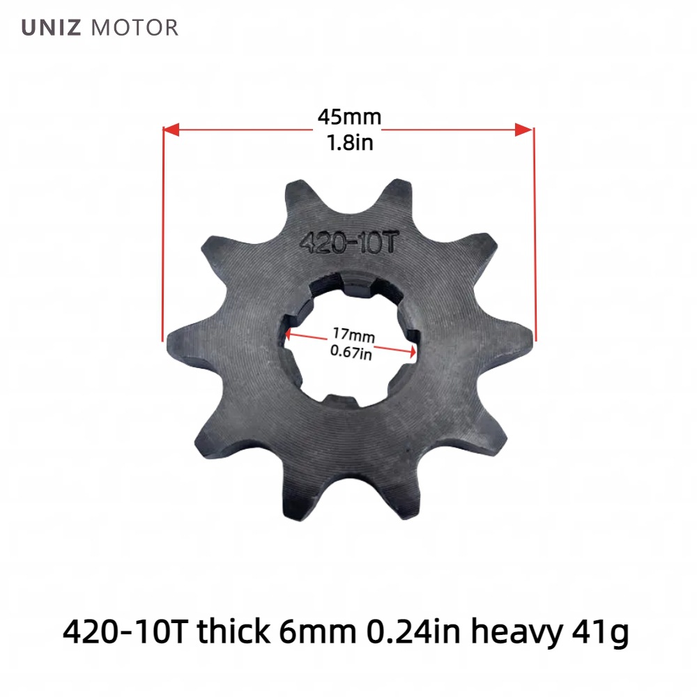 Manufacturer Wholesale Motorcycle Engine Small Gear Sprocket 420/428 Inner Hole 17-20 Motorcycle Parts