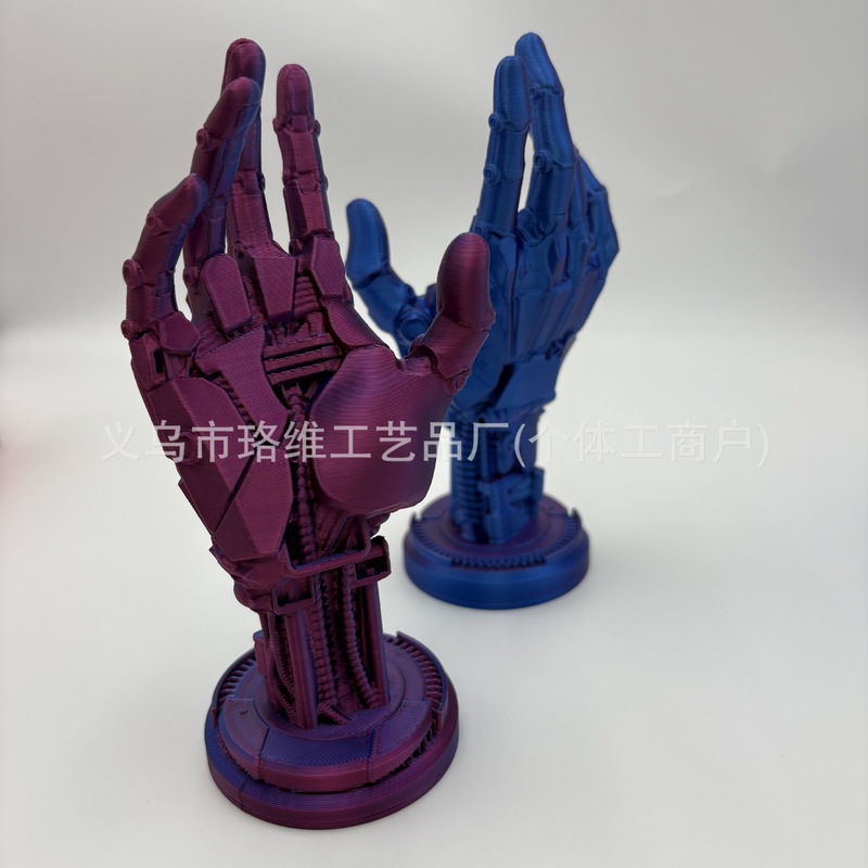 跨境3d打印机械手赛博朋克一体成型游戏手柄支架模型玩具支架仿真|undefined