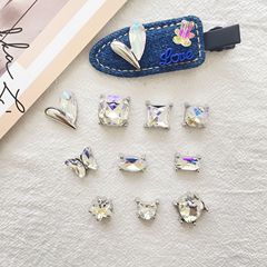 韓国スタイルのファッション合金象嵌月光ホワイトダイヤモンドアクセサリー、ヘアアクセサリー、携帯電話ケース、靴バッグ、DIY手作り素材、ジュエリーアクセサリー