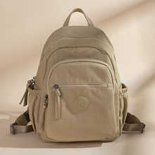 双肩包包女式2025新款百搭帆布包轻便旅行背包大容量学生书包女包