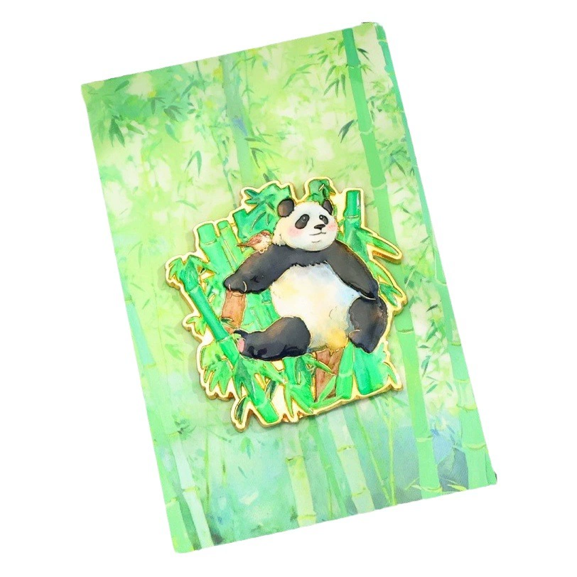 Гигантская Панда стикер на холодильник мультфильм Чэнду гигантская панда база магнитная наклейка Сычуань туристические сувениры подарки