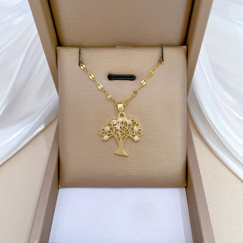 Gorgeous Diamond Collarbone Necklace - Luxury Temperament Chain_voghion.com