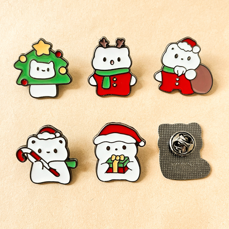 6g Weight Brooches Classification Banquet, Travel, Graduation Occasion Elegant Cute Pin Cartoon Character Alloy Enamel Unisex Brooches