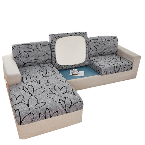 Cross-border new corn velvet printed sofa cushion cover lazy sofa cushion dust cover combination sofa cover wholesale