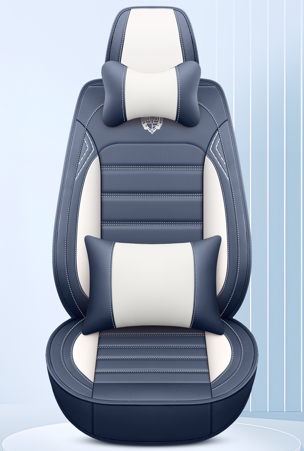 Cross-Border Amazon Car Seat Cushion, All-Season, Full Leather, Fully Covered, Wear-Resistant, Breathable, Car Interior Seat Cushion Cover