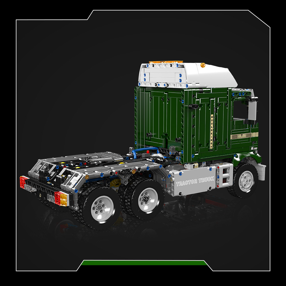 Yuxing coche modelo nuevo producto 13202 neumático K100 Aerodyne camión de cabeza plana control remoto eléctrico bloques de construcción juguetes