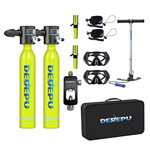 人气浮潜迷你氧气瓶 自由潜水教学水下呼吸器游泳装备 潜水用品