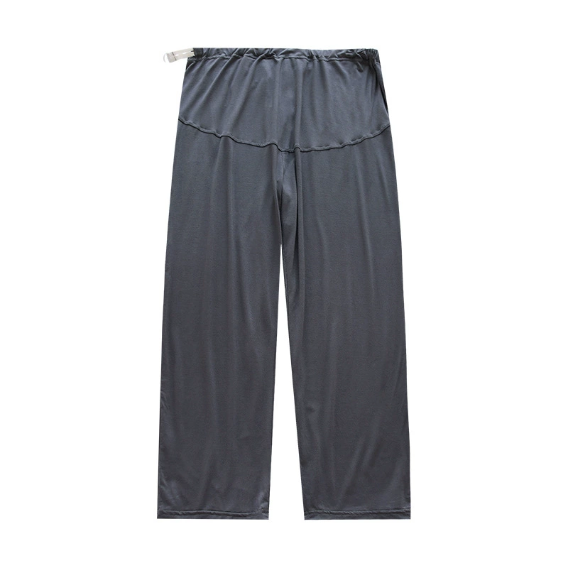 Модальные Брюки для беременных, поддерживающие живот, тонкие бытовые брюки с регулируемой талией, эластичные дородовые и послеродовые Брюки-Капри