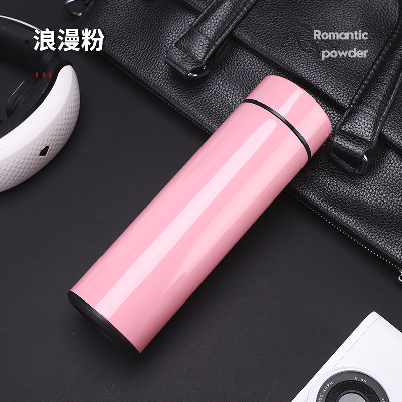 304 Stainless Steel Business Thermos Cup Temperature Cup Intelligent Temperature Thermos Cup Creative Vacuum Straight Body Cup Gift Cup