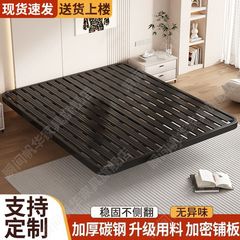 铁艺床双人床家用不锈钢悬空铁架床加粗加厚钢架床现代简约悬浮床
