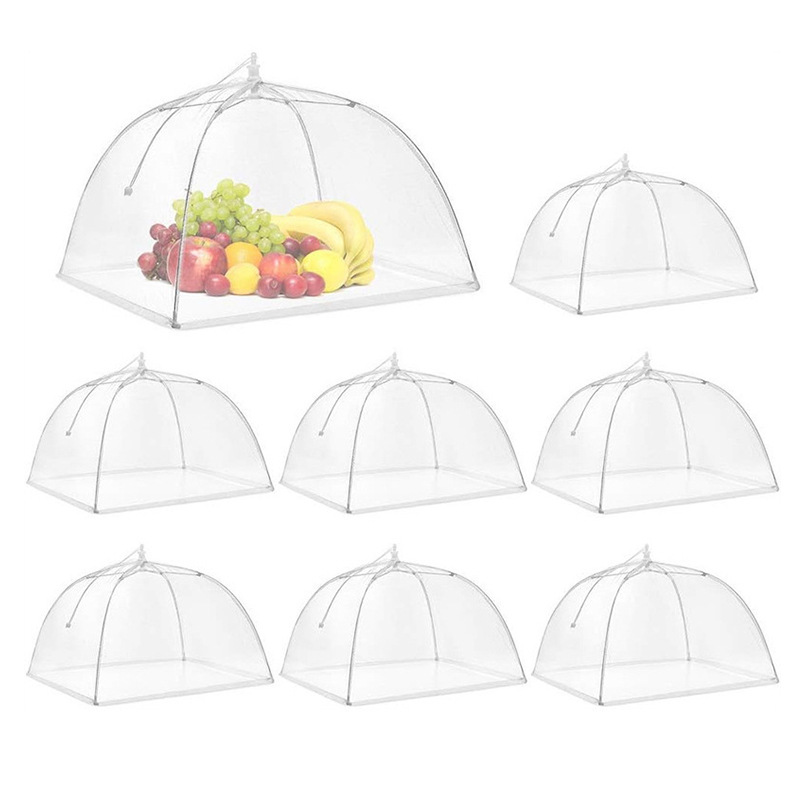 Dinner Cover Household Artifact Foldable Fly-proof Net Cover Commercial Dinner Cover Leftover Dinner Cover Food Cover