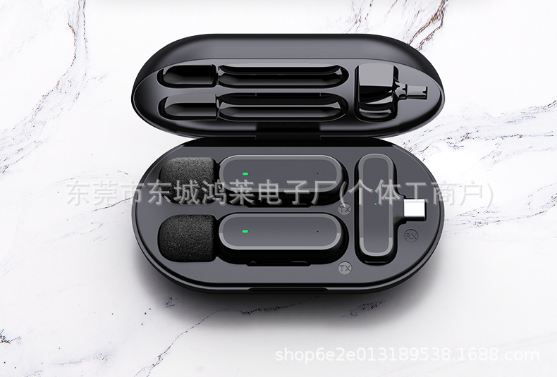 ワイヤレスイッパーマイクK60K61キャビン付きダブルマイク録音マイク生放送ステルス集音麦工場|undefined