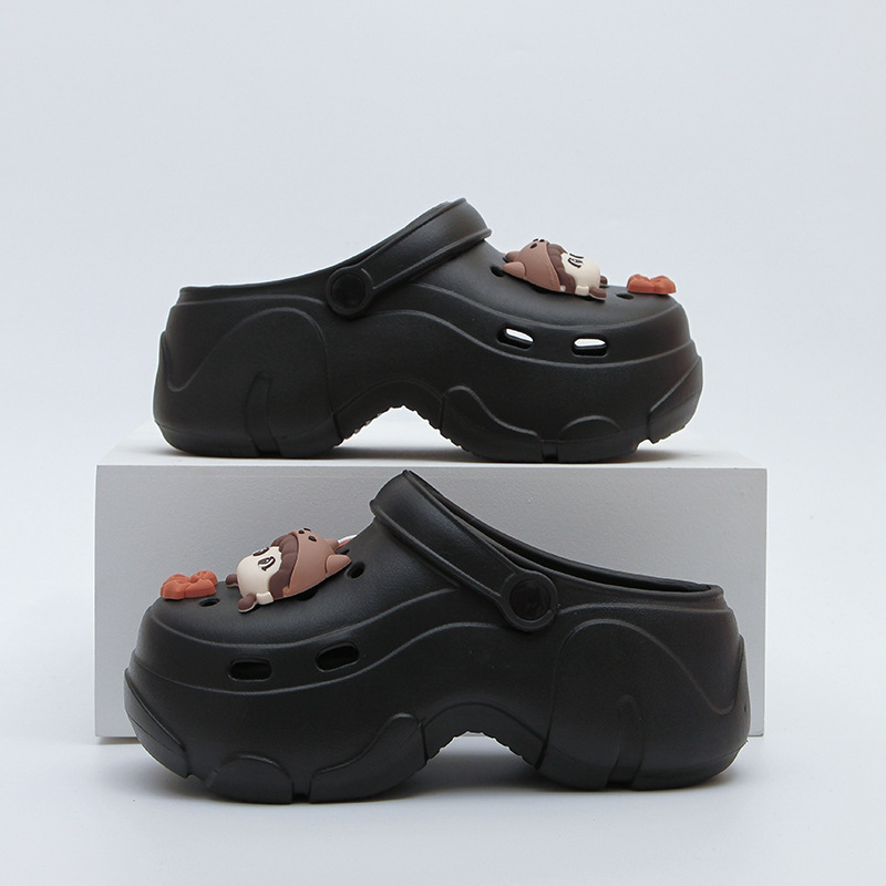 검정색 - 큰 머리 여성