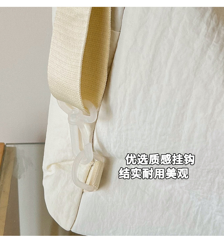 Cross-border Nylon Women's Bag 2026 New Style Large Capacity Cute Little Cat Single Shoulder Bag Bow Tote Bag Backpack