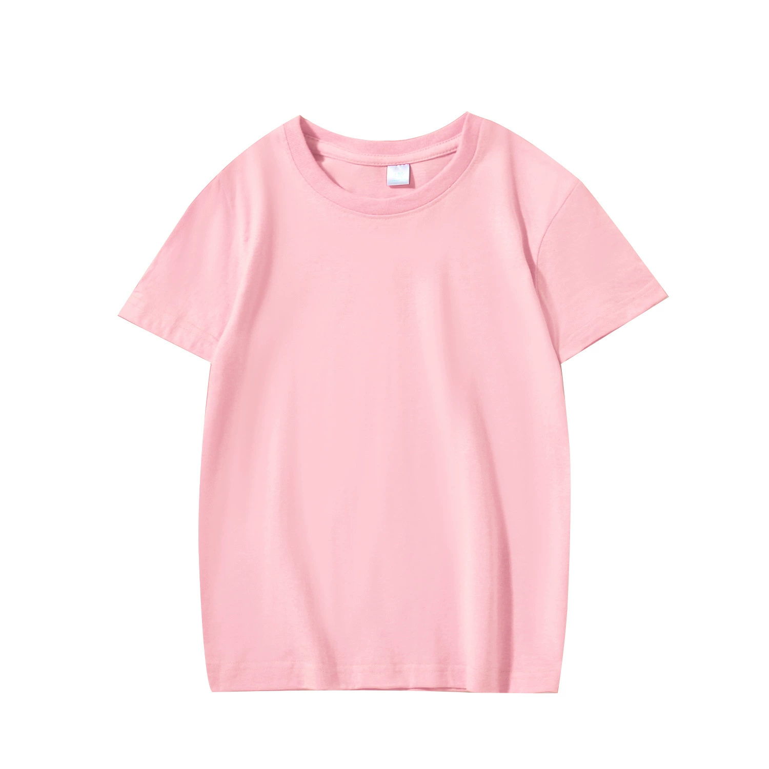 Детская футболка из хлопка с бороздами, 180 г, семейный стиль, рекомендованный рост 100–160 см