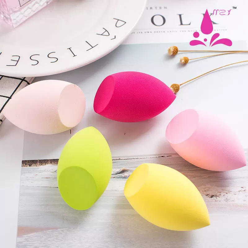 批发非乳胶美妆蛋斜切粉扑干湿两用不吃粉化妆蛋化妆海绵工具