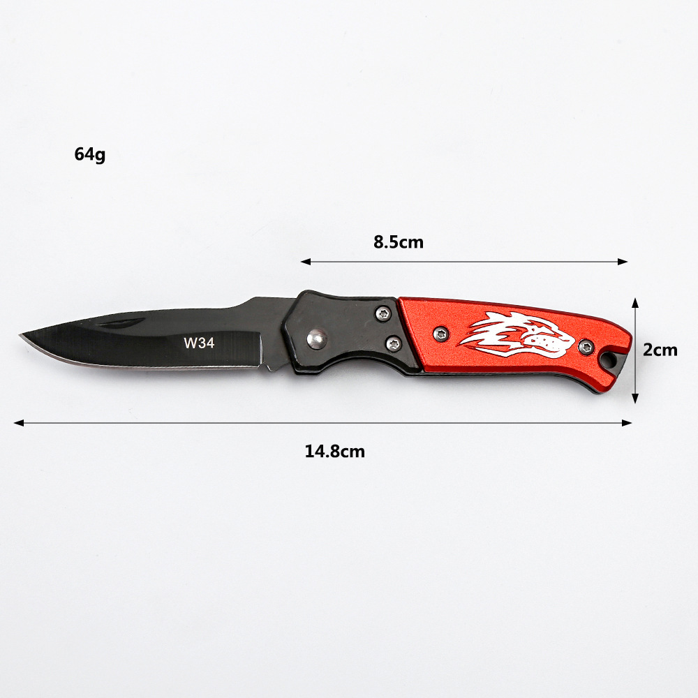户外刀折叠刀随身刀防身刀锋利军刀野营刀便携小刀不锈钢水果刀具