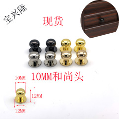 Copper and Wood Box Drawer Handle Accessory Jewelry Storage Box Accessories 10MM\12MM Monk Top Nipple