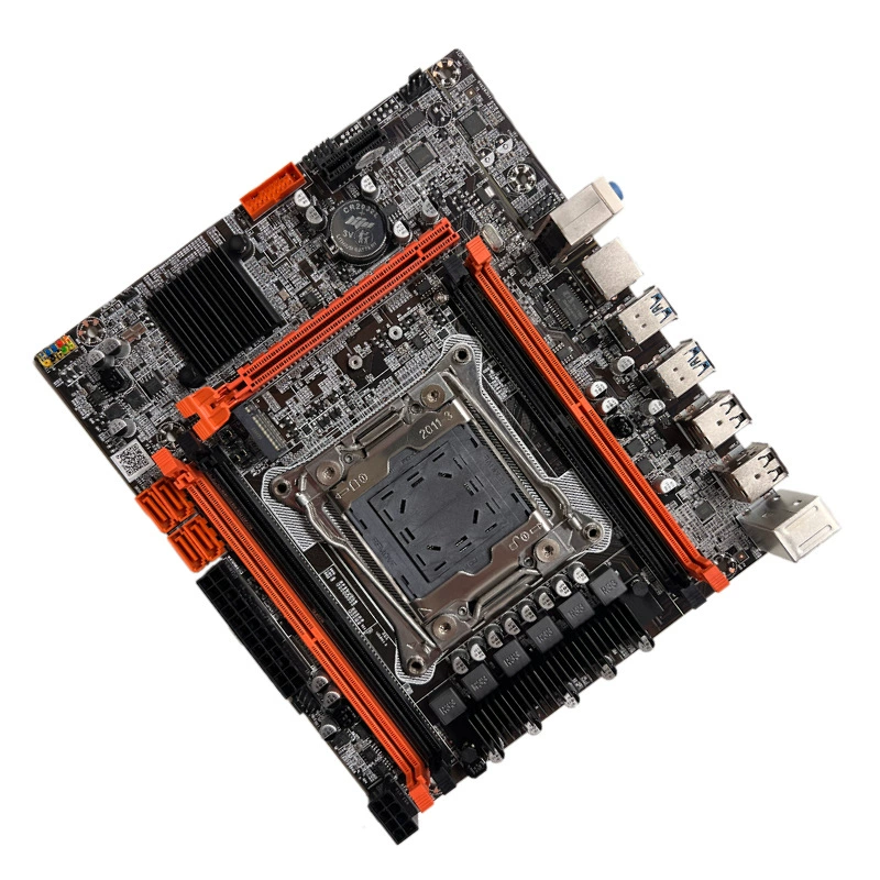 Motherboard with chip, set, x99, D4, 4m, E5, 2696v
