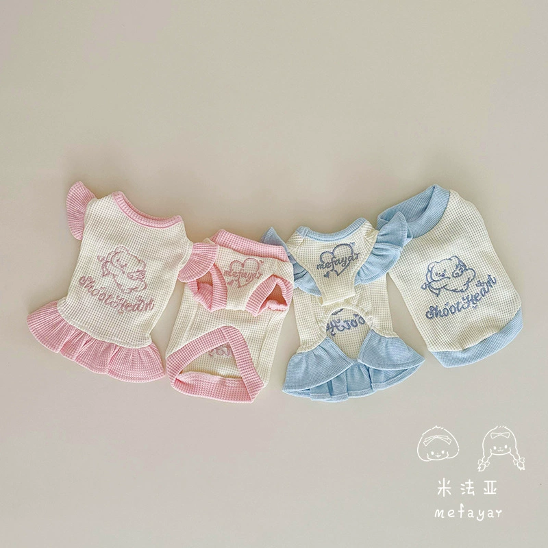 Mofaya фабрика прямых продаж домашних кошек и собак одежда из хлопка вафли весенне-осенние пары