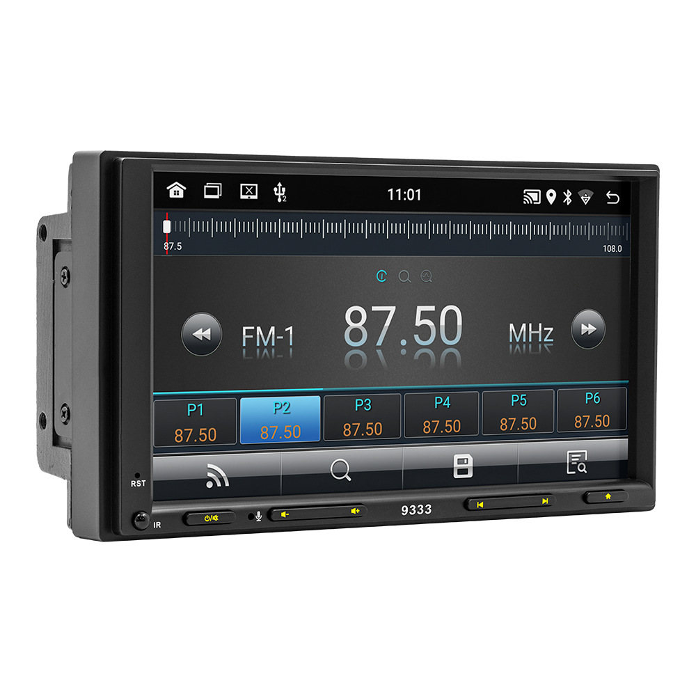 7 pulgadas sistema Android universal GPS navegación inalámbrica carplay HD imagen de marcha atrás radio de automóviles