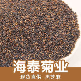 厂家批发炒熟的黑芝麻熟芝麻熟炒五谷杂粮磨粉芝麻丸芝麻饼原料