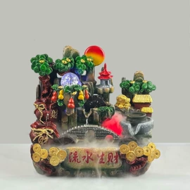 流水摆件;树脂工艺品