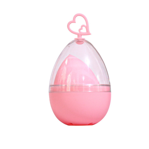 Macaron color makeup egg super soft in an egg shell manufacturer sells makeup egg storage with engraved logo