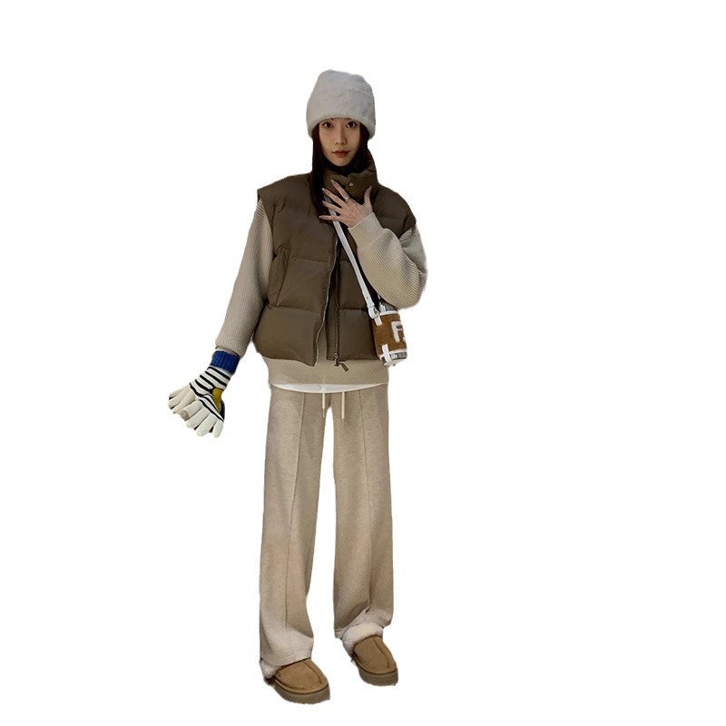 Pantalones de piernas anchas de patrón