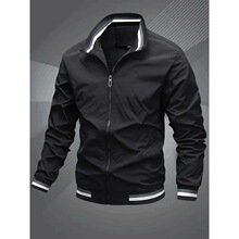 X 83255 Zipper Side Pocket Jacket ��ɫ���мп� ŷ���羳