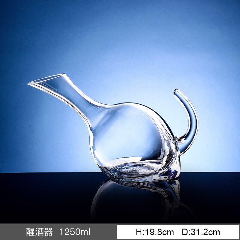 Importación checa sin plomo de cristal de estilo europeo simple de estilo doméstico de decantación ligeramente lujosa diversificación de botellas de vino tinto image 8