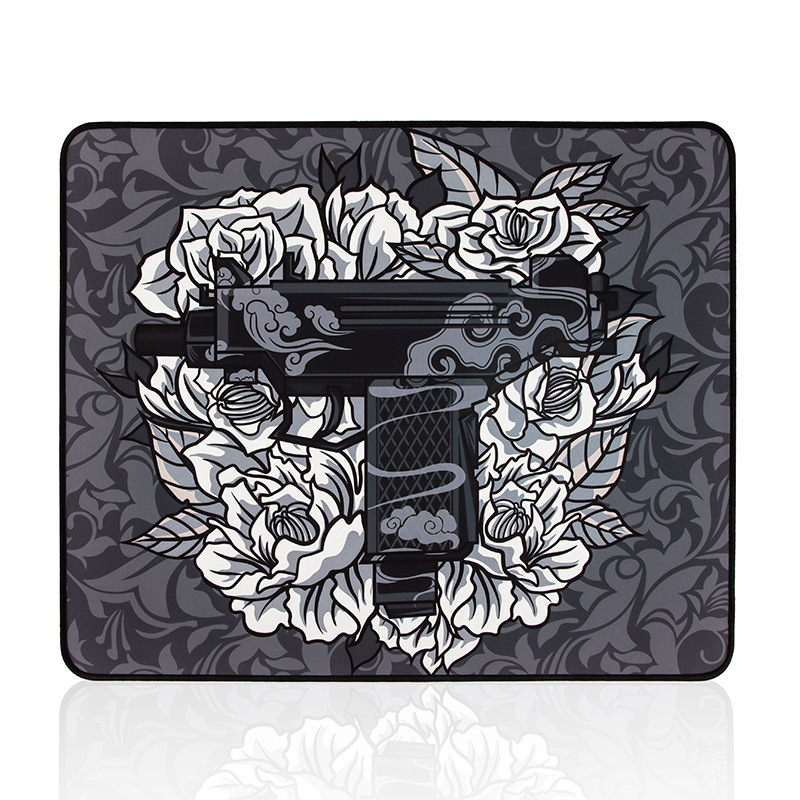 Tigre personaje alfombrilla de ratón juego profesional e-sports control recubierto Shanhai Master Ling Yun vidrio de pulpa verde