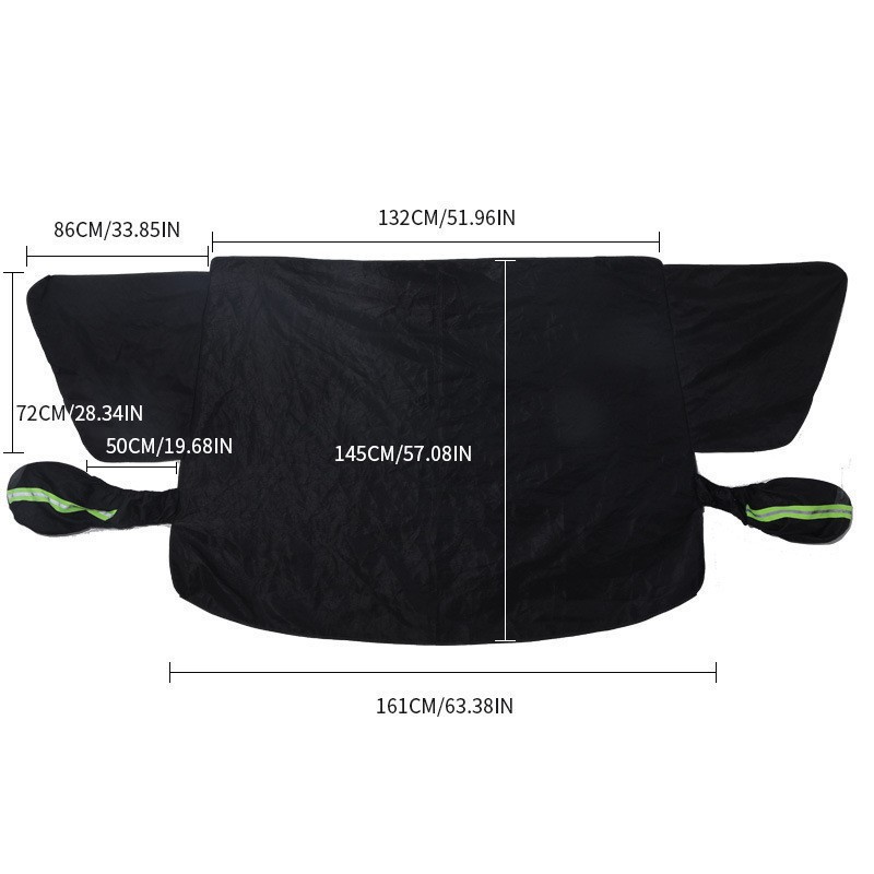 Car snow cover, winter thickened Oxford cloth car cover, front windshield snow cover, wholesale