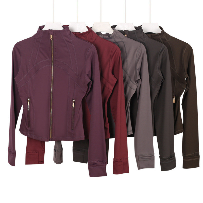 In-Stock Lulu Original Short Stand-Collar Jacket for Women, Yoga Jacket, Fitness Wear, Breathable Sports Jacket In-Stock Lulu Original Short Stand-Collar Jacket for Women, Yoga Jacket, Fitness Wear, Breathable Sports Jacket