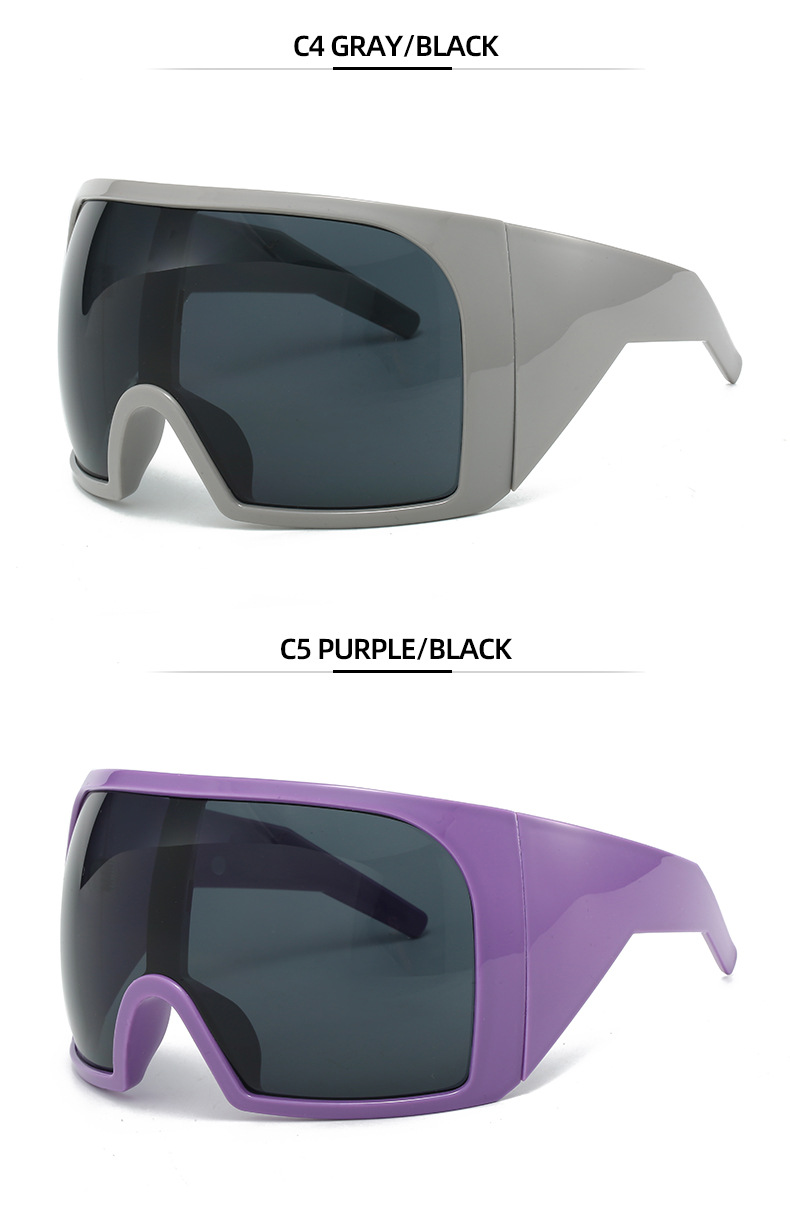 80g Weight Full Frame Glasses Structure Sunglasses Classification PC, UV400 Protection Lens Material Special-Shaped Mirror Glasses Style Travel, Fishing Occasion Geometric Pattern Unisex Gender Lady Style Lady Geometric PC UV400 Protection Special-Shaped Mirror Full Frame Women's Sunglasses 6