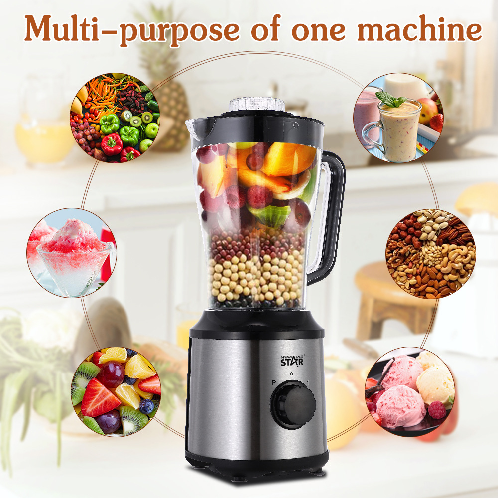 Winning star crossover resistente a las caídas exprimidor doméstico de jugo de carne molida mezclando exprimidor tres en uno Blender