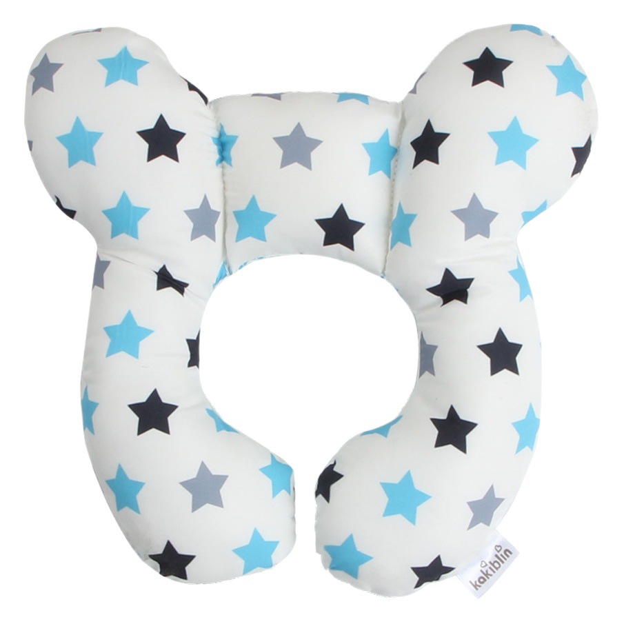 Protección de la cabeza del bebé almohada en forma de U cochecito cabeza fija almohada asiento de coche dormir protección cabeza cuello almohada al por mayor