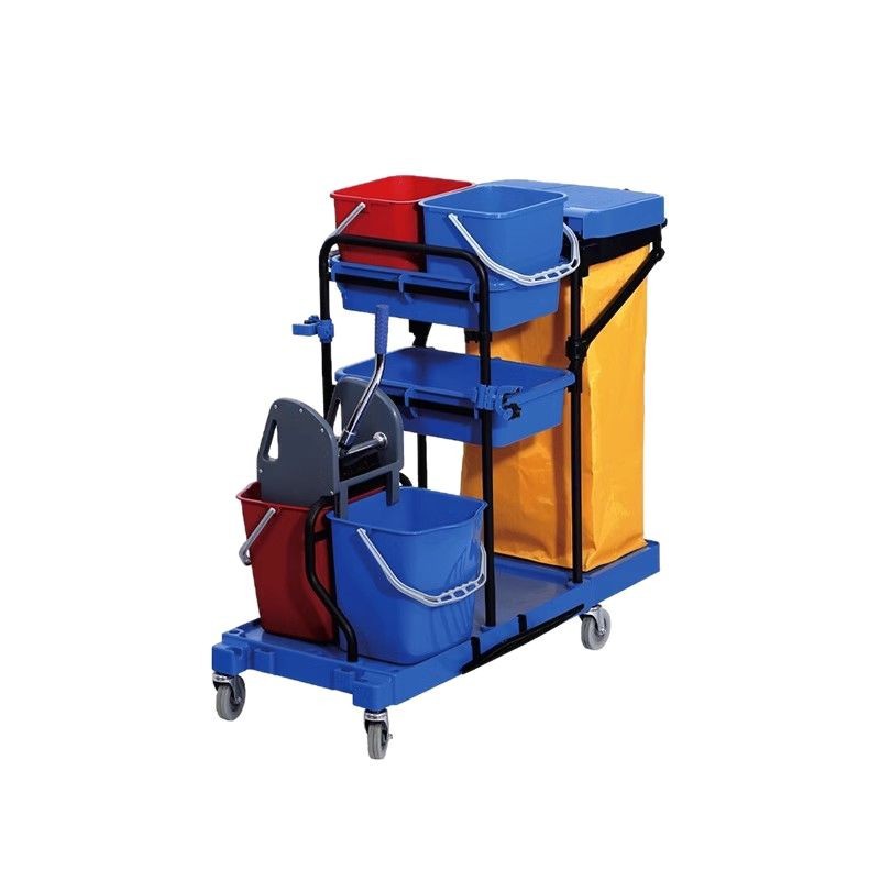 Baiyun limpio multipropósito limpio camión de artículos diversos con barril con cubierta con prensador de agua camión limpio camión limpio conjunto de camión limpio