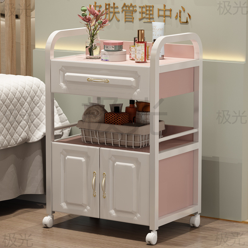 美容推车美容院专用小推车纹绣仪器推车可移动收纳车理发店工具车|undefined