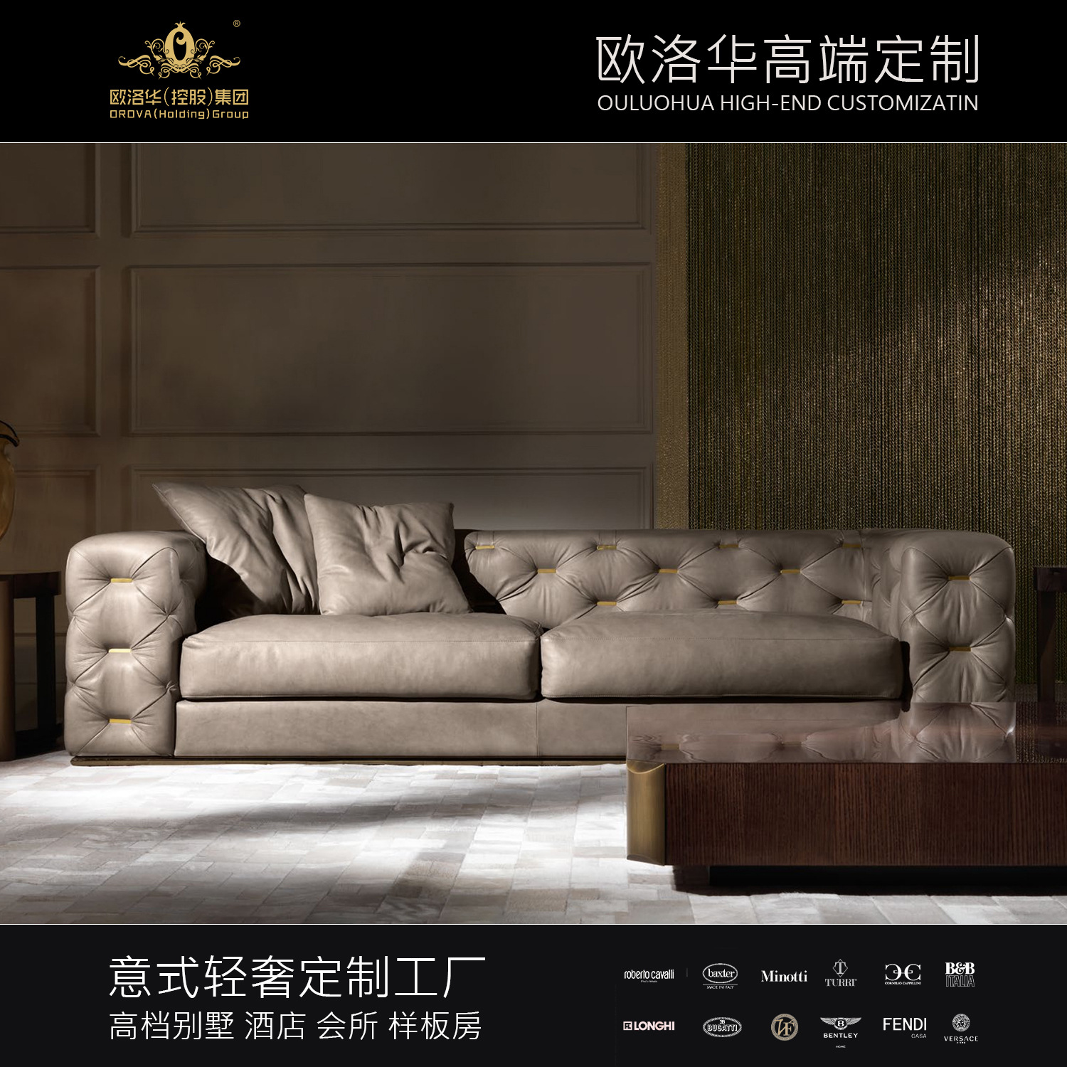 意式輕奢設計師創意拉扣磨砂真皮沙發簡約客廳懶人沙發豆腐塊沙發