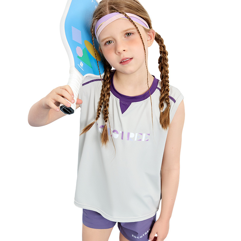 KK Tree Chaleco para niños Niños y niñas Chaleco de transpiración de secado rápido Camiseta sin mangas para bebé Estilo fino de verano transpirable
