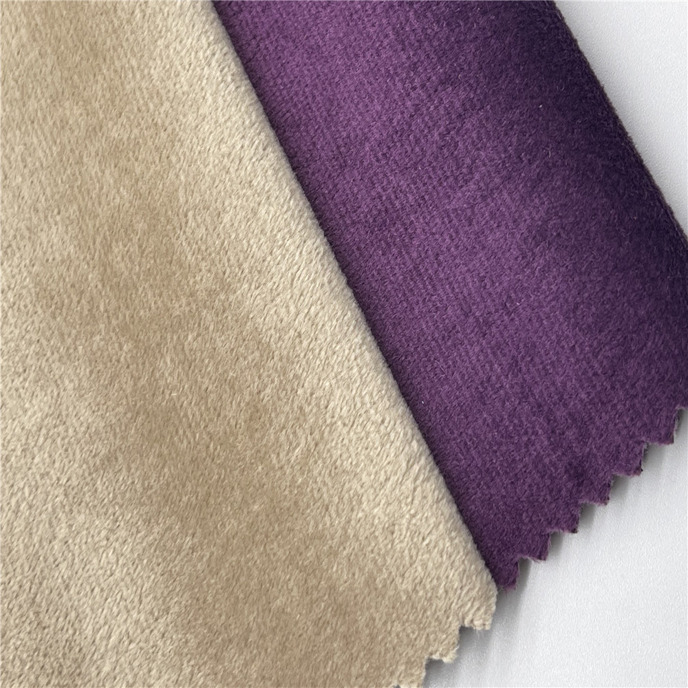 全涤短毛绒 超柔 沙发布复合tc 家纺布