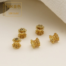 18K����ɫ�U���p�滨���ֹ�diy����ִ��yɫ�����p����ñ���