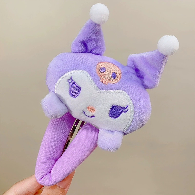 Детский плюшевый ободок (Sanrio), для умывания и декора, мягкий, с героями Kuromi/ My Melody