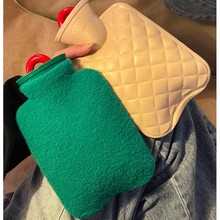 冬天女生用敷肚子毛绒防爆暖水袋暖被窝大号小号暖手宝注水热水袋