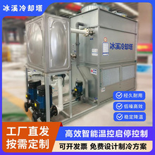 闭式逆流冷却塔方形镀镁铝锌冷却设备中频炉凉水塔工业散热水塔