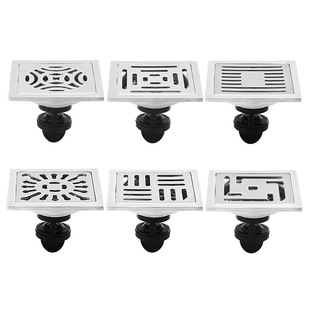 Thickened 6mm Magnetic Levitation Floor Drain Odor-proof Core Hotel Toilet Washing Machine 3.5 Stainless Steel Floor Drain Double Use Floor Drain