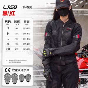 여성용 블랙/레드