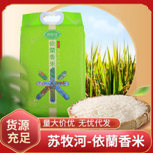 廠家直銷黑龍江特產蘇牧河依蘭香米東北大米長粒香米5kg量大從優